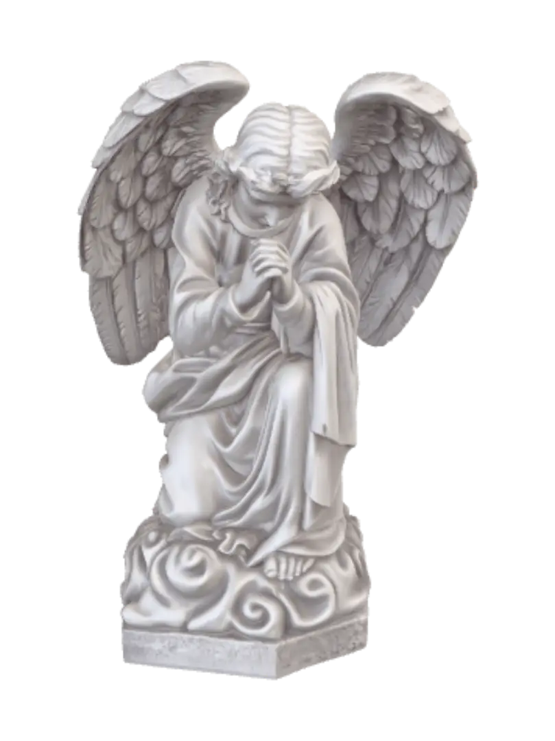 Praying Angel - Shrine 3D model, vytvořený pomocí AI