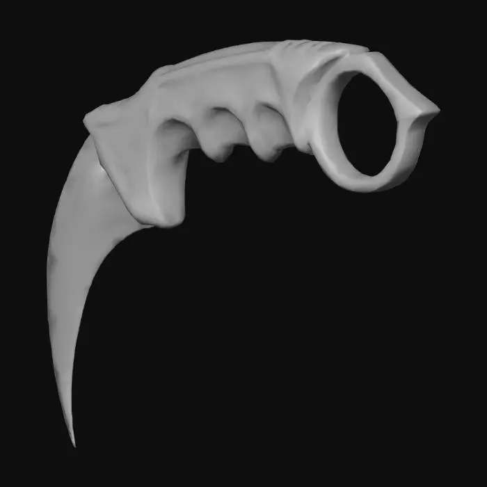 3D model for Karambit Vortex