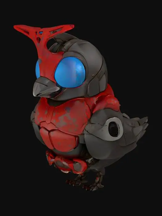 3D model for Cyber Pigeon Hero