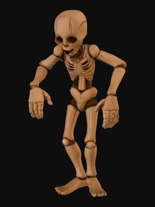 3D model for i need a character model thats scary ready to animate the model will be used as a scary horror character that moves awkwardly and only when the player is looking away, so it needs to stand in offsetting ways, and have an offsetting presence to him. This could be a doll (showing each part is a doll part of wood) or a Puppet of some kind, needs to be ultra scary!
