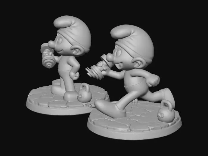 3D model for Puffo Forzuto