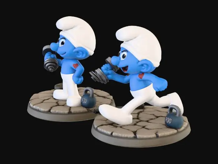 3D model for Puffo Forzuto