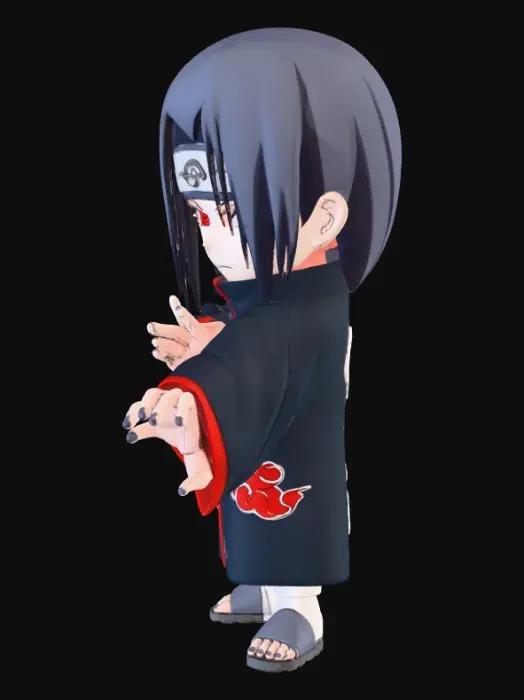3D model for Chibi itachi uchiha