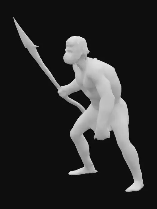 3D model for Neanderthal Warrior