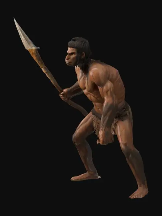 3D model for Neanderthal Warrior