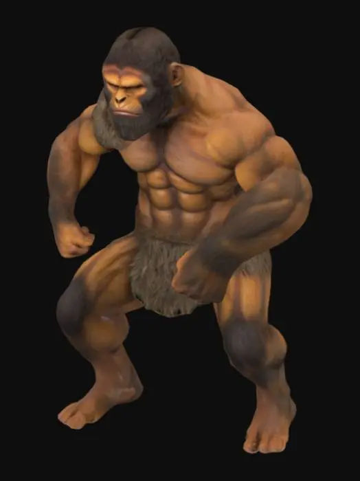 3D model for Primal Warrior