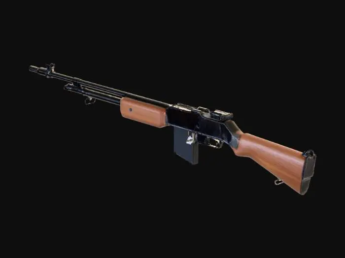 3D model for Rifle Side View