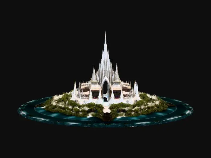 3D model for Enchanted Cascade Kingdom