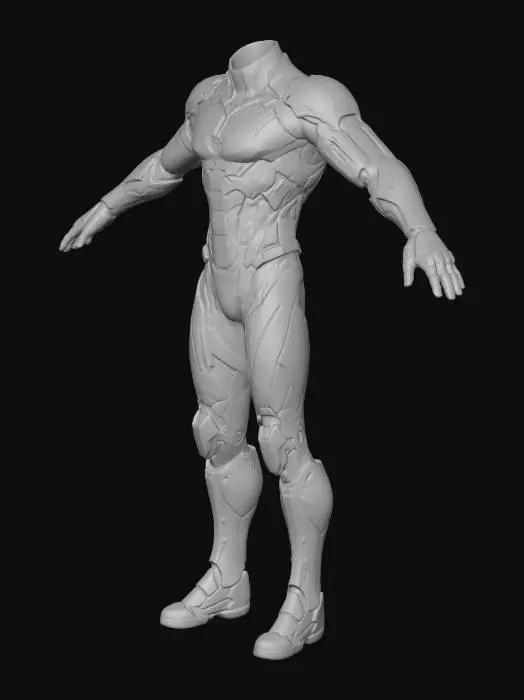 3D model for Vanguard Armor