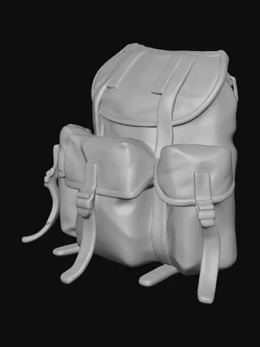 3D model for Olive Adventure Backpack