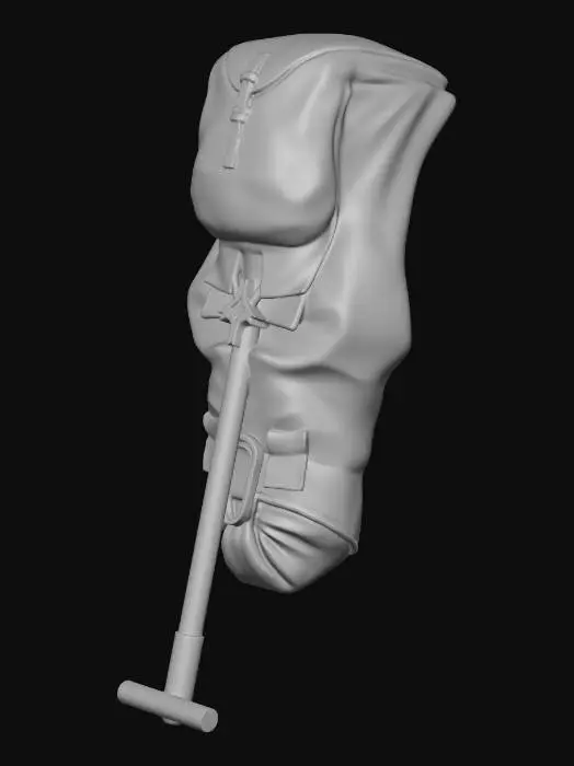 3D model for Backpack Sculpture