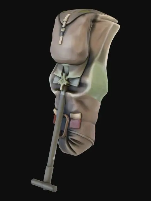 3D model for Backpack Sculpture
