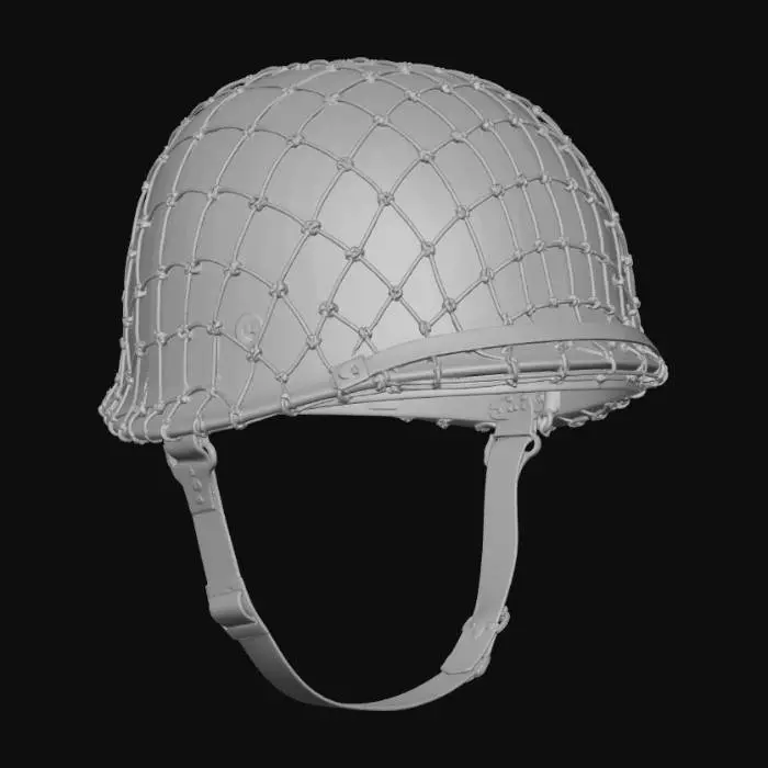 3D model for USA Helmet with Netting