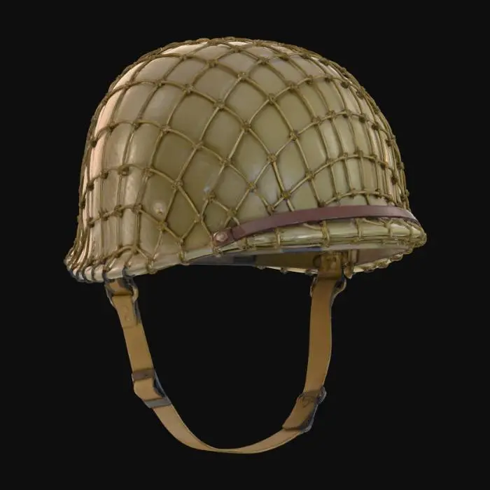3D model for USA Helmet with Netting