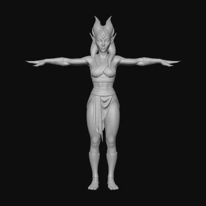 3D model for Mystic Ember Warrior