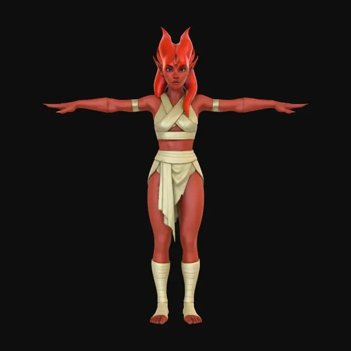 3D model for Mystic Ember Warrior