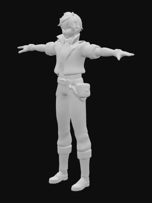 3D model for Blue Adventurer