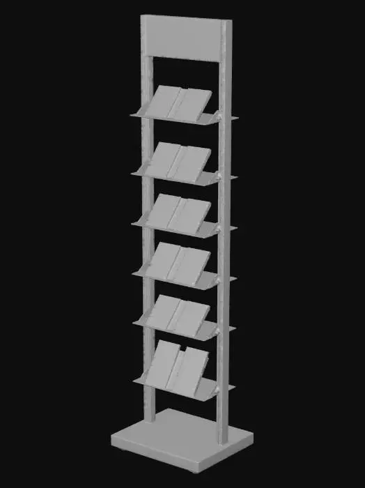 3D model for 展示会で使うようなパンフレットスタンド