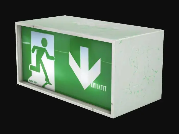 3D model for Emergency Exit Sign