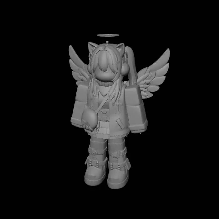 3D model for Kawaii Angel Roblox Avatar Design
