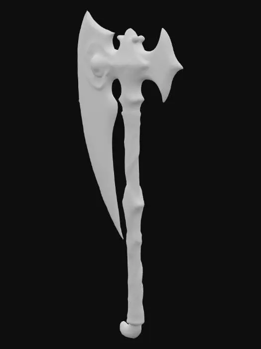 3D model for Azure Battleaxe