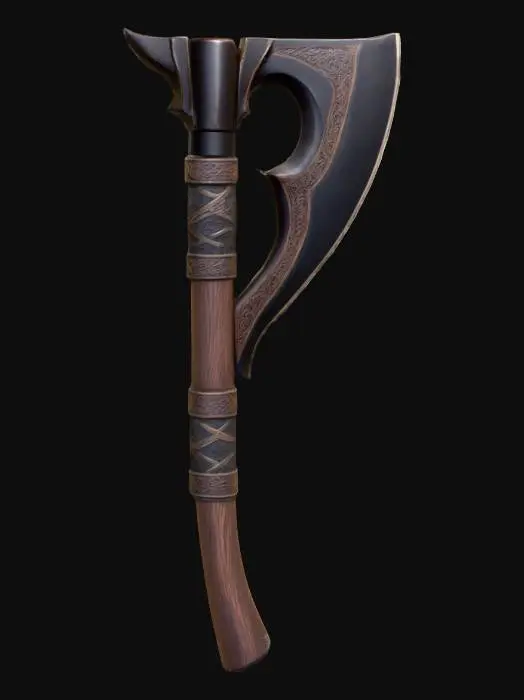 3D model for Ancient Battle Axe