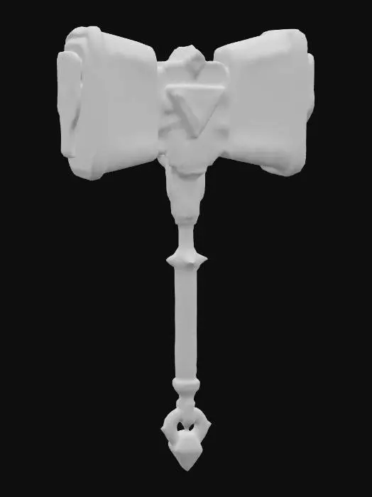3D model for Thunderstrike Hammer