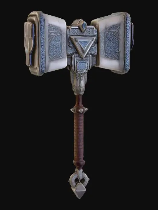3D model for Thunderstrike Hammer