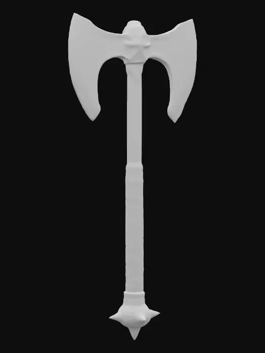 3D model for Battle Rune Axe
