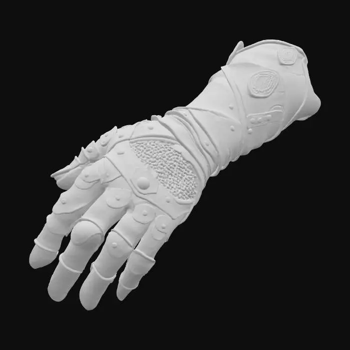 3D model for Medieval Gauntlet