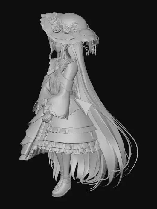 3D model for Tsukishiro Yuki