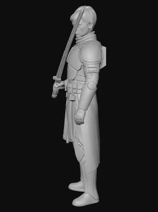 3D model for anakin sywalkwer as a general in the clone wars