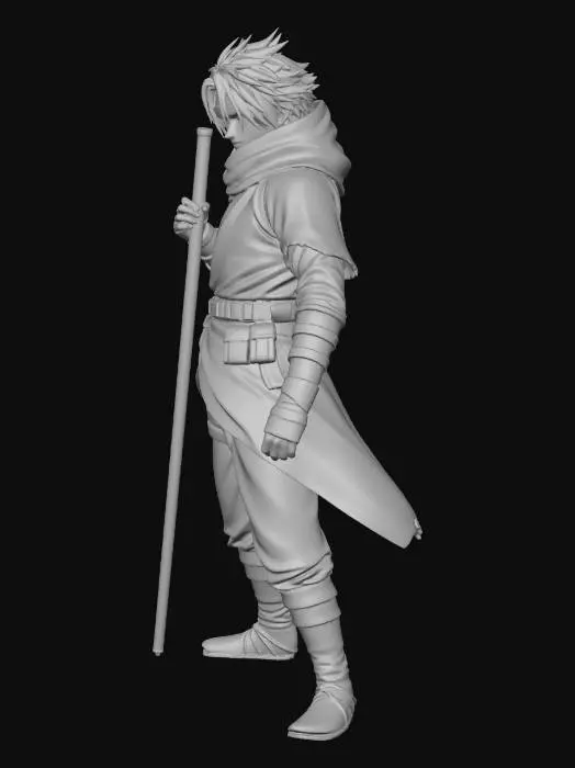 3D model for Crimson Storm Shinobi