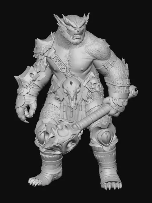 3D model for Ironfur Berserker