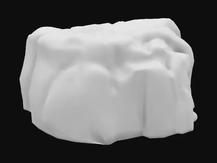 3D model for Game asset rocky cliffs