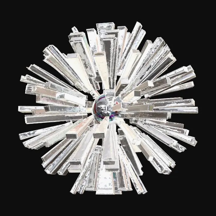 3D model for Crystal Sunburst