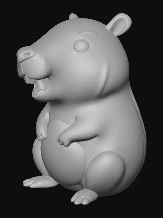 3D model for Happy Capybara