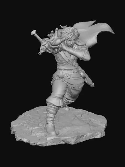 3D model for Warrior's Mystic Charge