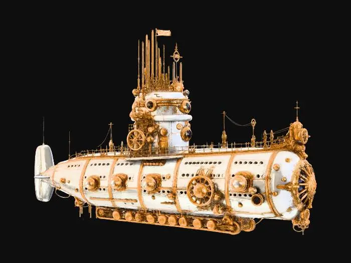 3D model for AMHIBIOUS SUBMARINE