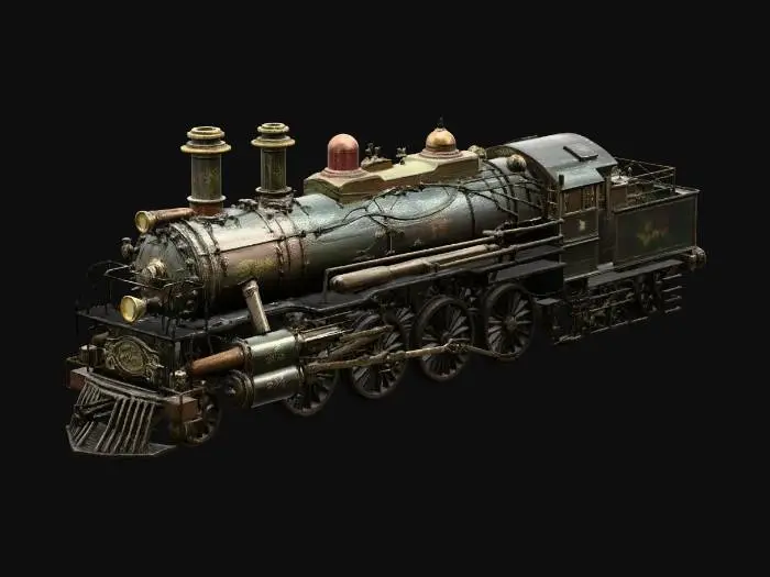 3D model for STEAM LOCOMOTIVE