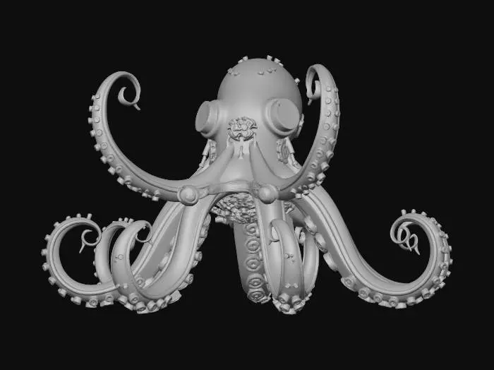3D model for CLOCKWORK OCTOPUS