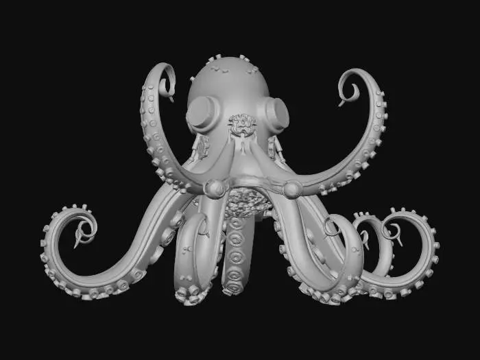3D model for CLOCKWORK OCTOPUS