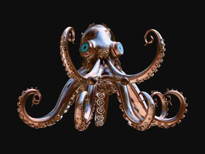 3D model for CLOCKWORK OCTOPUS