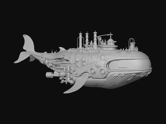3D model for MECH WHALE