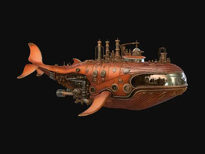 3D model for MECH WHALE