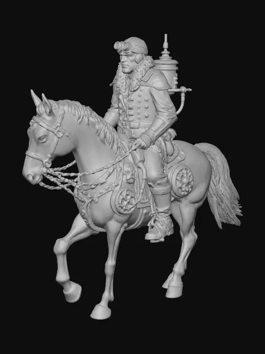 3D model for STEAMPUNK CAVALIER