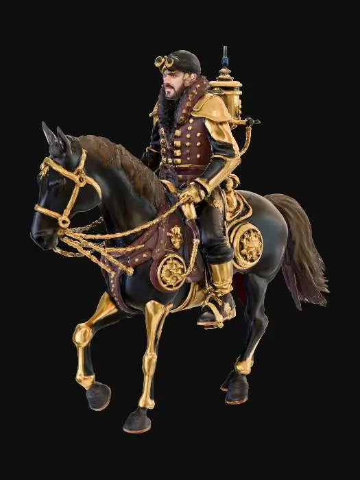 3D model for STEAMPUNK CAVALIER