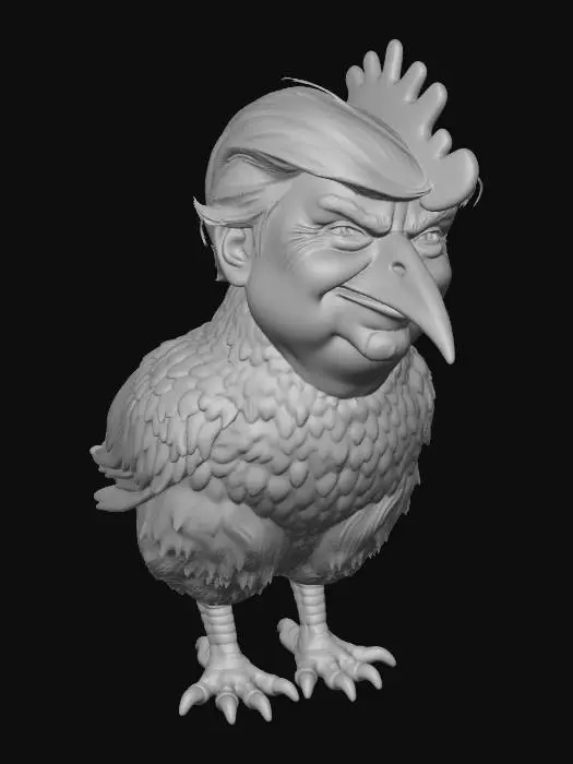 3D model for Chick-a-Donacter