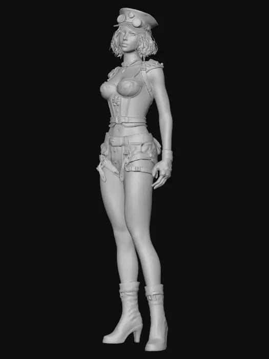 3D model for STEAMPUNK GIRL