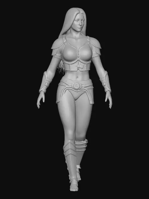 3D model for WARRIOR'S STRIDE